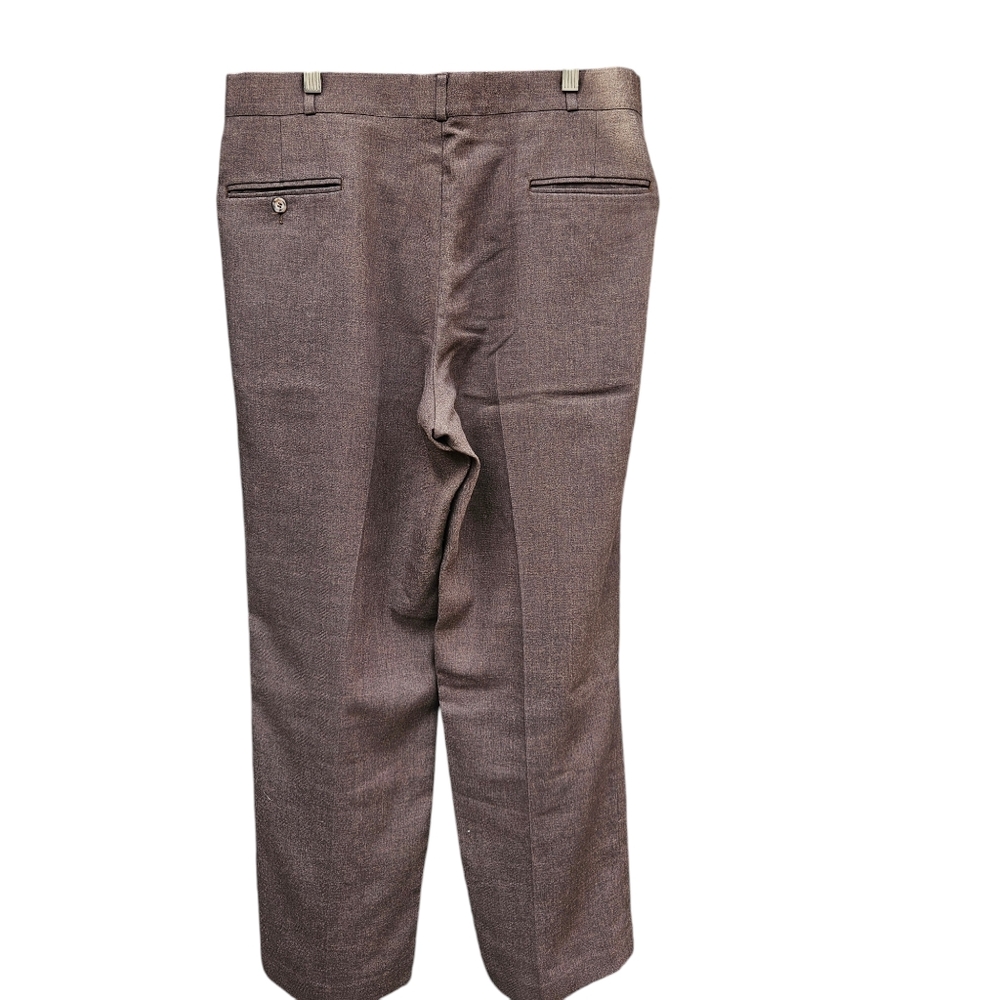 Rainy Day Wools Men's Classic Brown  Dress pants Size 36X32 - Picture 11 of 16